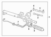 Volvo Power Steering Rack - Genuine Volvo 8251981