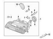 Volvo Headlight Assembly - Genuine Volvo 8628403