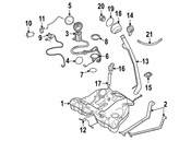 Volvo Fuel Tank Filler Neck - Genuine Volvo 8624699