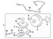 Porsche Brake Vacuum Hose - Genuine Porsche 95B611931AA