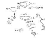 Porsche Door Mirror Base Gasket - Genuine Porsche 9Y0857556