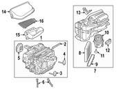 Porsche HVAC Blower Motor Housing - Genuine Porsche 95B898033D