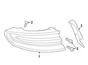 Porsche Tail Light Assembly - Genuine Porsche 95B945095Q