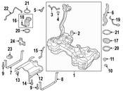 Audi Low Pressure Fuel Pump - Genuine Audi 8V0919087B