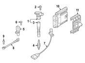 Audi Knock Sensor - Genuine Audi 07K905377M