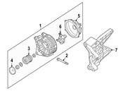 Audi Alternator - Genuine Audi 06M903027B