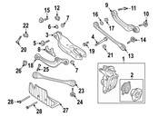 Audi Control Arm Bushing - Genuine Audi 4K0407183A
