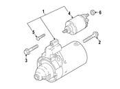 Audi Starter - Genuine Audi 06L911024
