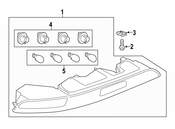 Audi Tail Light Assembly - Genuine Audi 8U0945096C