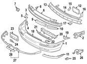Volvo Bumper Cover Spacer Panel - Genuine Volvo 30859616