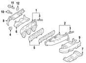 Porsche Exhaust Manifold Gasket - Genuine Porsche 94811118170