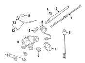 Porsche Back Glass Wiper Motor - Valeo 582668