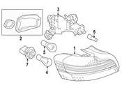 BMW Tail Light - Genuine BMW 63217273430