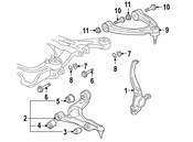 VW Steering Knuckle - Genuine VW 7L0407257A