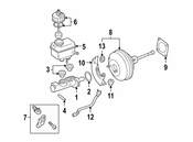 Audi VW Power Brake Booster - Genuine VW 1K1614106AA