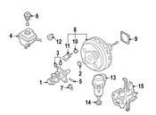 VW Power Brake Booster - Genuine VW 7L6612105B