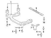 VW Suspension Crossmember Bolt - Genuine VW N90975302