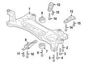 VW Dogbone Mount - Genuine VW 3QD199855
