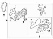 VW Water Pump Gasket - Genuine VW 04E121119AM