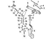 VW Wiper Arm - Genuine VW 2GJ95540903C
