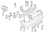 Audi Bumper Valance - Genuine Audi 8N0807421F3FZ