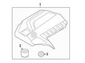 BMW Engine Cover - Genuine BMW 11127641556