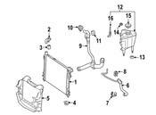 Mercedes Engine Cooling Fan Shroud  - Genuine Mercedes 1715050030