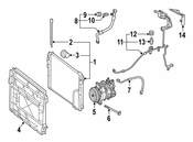 Mercedes A/C Condenser - Genuine Mercedes 4478350070