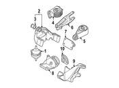 Mini Transmission Mount - Genuine Mini 22316754420