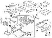 Volkswagen Power Seat Switch - Vemo V10-73-0557