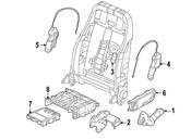VW Power Seat Switch - Vemo 7L6959766