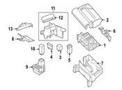 VW Fuse and Relay Center - Genuine VW 5C0937819E
