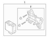VW Cruise Control Distance Sensor Hardware Kit - Genuine VW 5C0998561