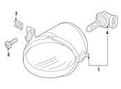 VW Fog Light Screw - Genuine VW N90954201