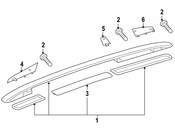 VW Roof Luggage Carrier Side Rail Bolt - Genuine VW N91117701