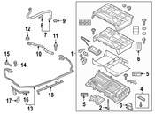 Audi VW Drive Motor Battery Pack Bolt - Genuine VW Audi N91233701