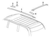 VW Roof Luggage Carrier Side Rail Nut - Genuine VW WHT005410