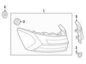 Audi VW Tail Light Bolt - Genuine VW Audi N10757101