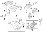 Audi VW Ignition Immobilizer Antenna - Genuine VW Audi 5K0953254