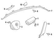 VW Air Bag Wiring Harness - Genuine VW 5G0971584F