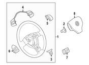 Volkswagen Combination Switch - Genuine Volkswagen 5K0998537B