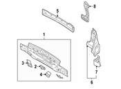 VW Tail Lamp Pocket - Genuine VW 1K6813319A