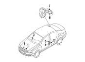 VW Tire Label - Genuine VW 3C0010494H