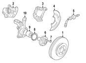 VW Disc Brake Rotor Guide Pin - Genuine VW N10216601