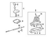 Audi VW Auto Trans Shift Cover Plate Clip - Genuine VW Audi N90878601