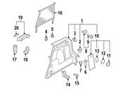 Audi VW Vehicle Lifting Jack Bolt - Genuine VW Audi N0200005