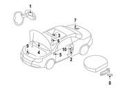VW Tire Label - Genuine VW 1Q0010674S