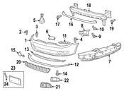 VW Valance Panel Bracket - Genuine VW 5K0805915B9B9