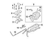 Audi VW Auto Trans Shifter Cable - Genuine Audi VW 7L6713265B