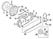 Volkswagen Drum Brake Inspection Plug - Genuine Volkswagen 1J0609163A